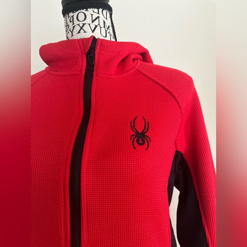 Spyder Hoodie in Red — Boys Large